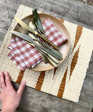 Load image into Gallery viewer, Mustard Cesar Placemats (set of 2)