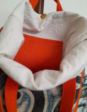 Load image into Gallery viewer, Blue & Orange Tote Bag