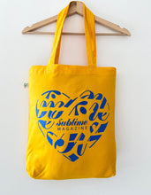 Load image into Gallery viewer, Sublime Universe Yellow Tote Bag