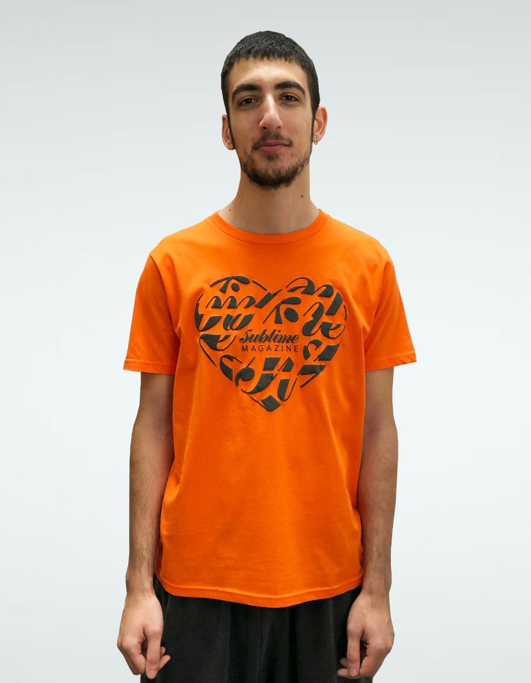 Unisex Sublime Universe Orange Short Sleeve T-Shirt