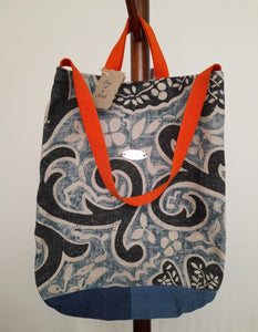 Blue & Orange Tote Bag