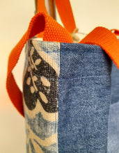 Load image into Gallery viewer, Blue &amp; Orange Tote Bag